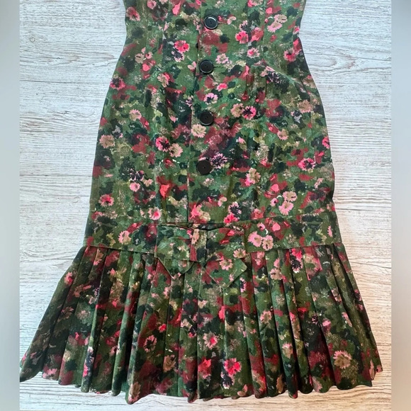 Vicky Vaughn Junior Vintage Cap Sleeve Midi Dress size XS / S - Picture 8 of 16